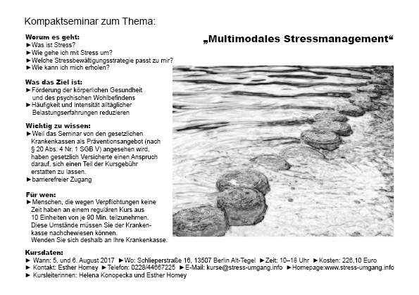 Veranstaltungsflyer 2017